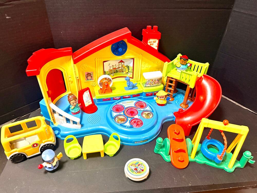 Fisher-Price Little People Musical School Preschool Playground Playset